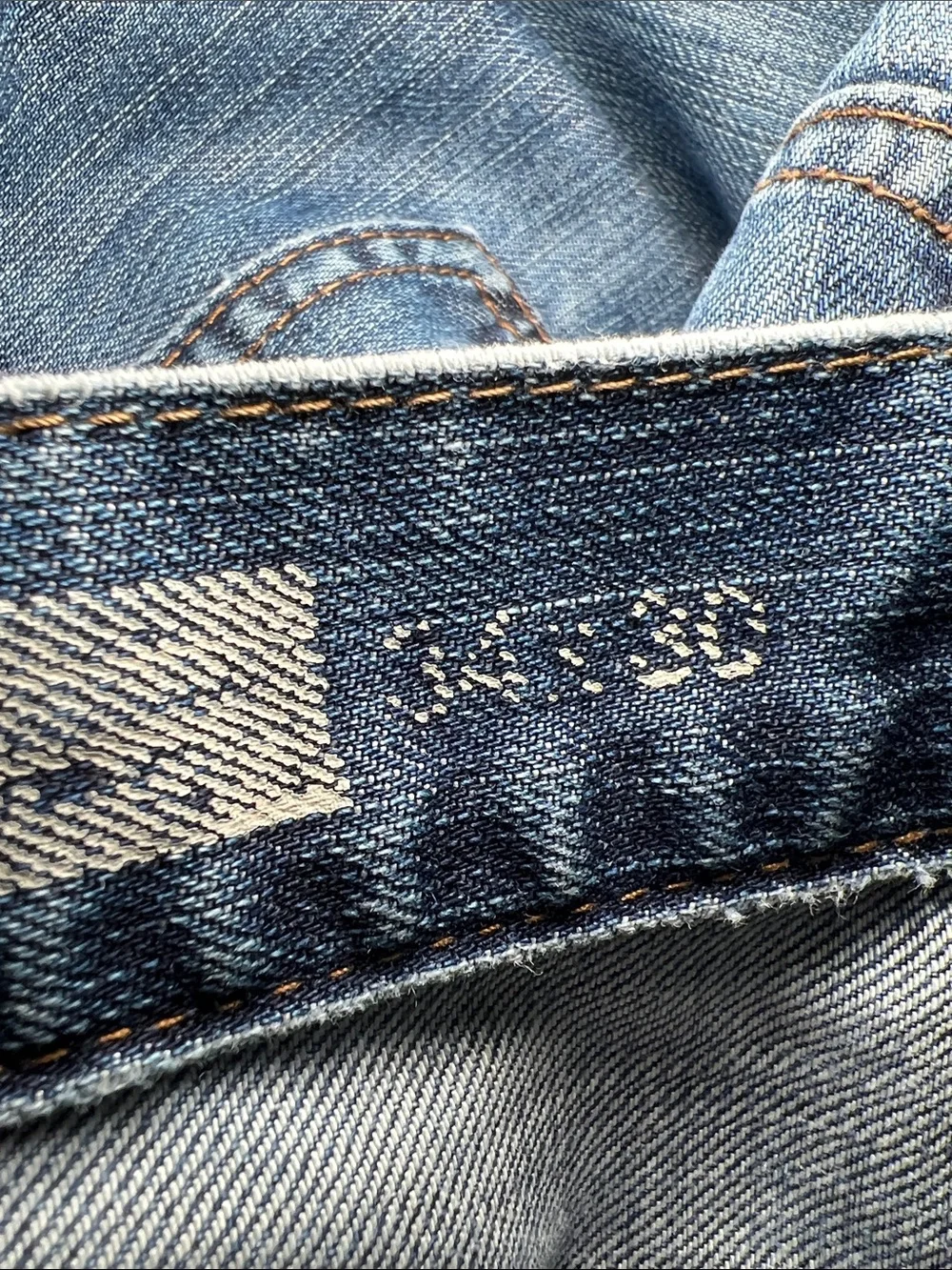 Men's Gap Blue Washed Jeans - Classic Straight Fit 34/30